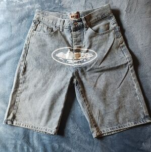 Men's Denim Blue Jean Shorts